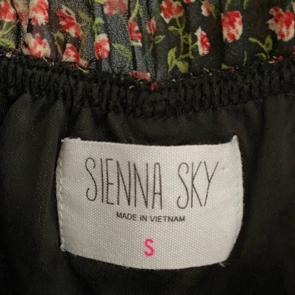 Sienna Sky Black Floral Midi Dress - Picture 7 of 7
